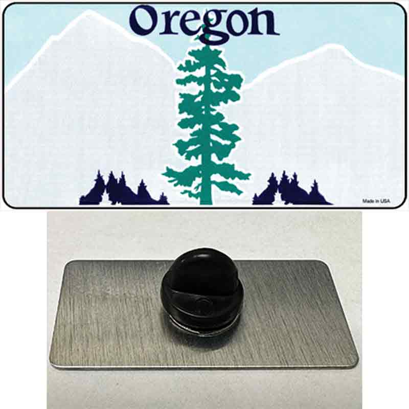 PIN-LP-2252 1.5 x 0.75 in. Oregon State Blank Novelty Rectangle Metal Hat Pin