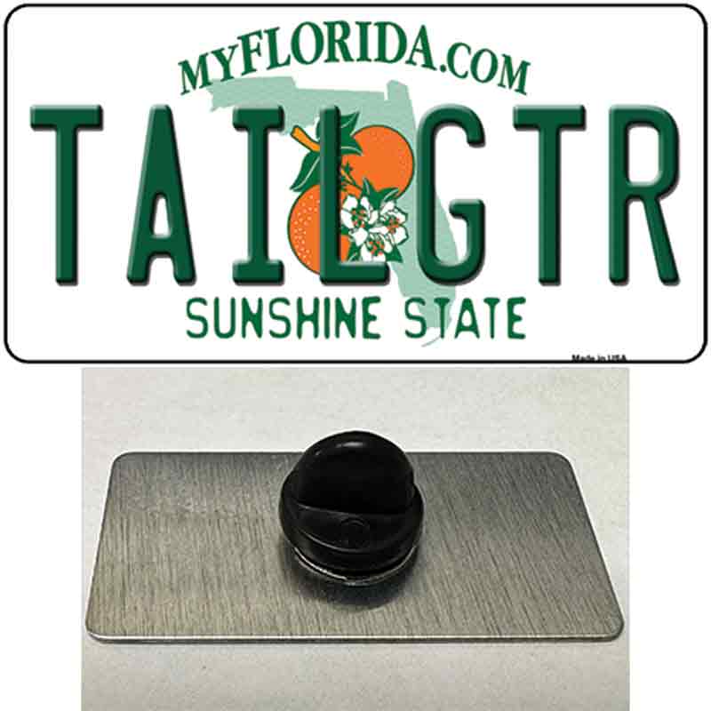 PIN-LP-3674 1.5 x 0.75 in. Tailgtr Florida Novelty Rectangle Metal Hat Pin