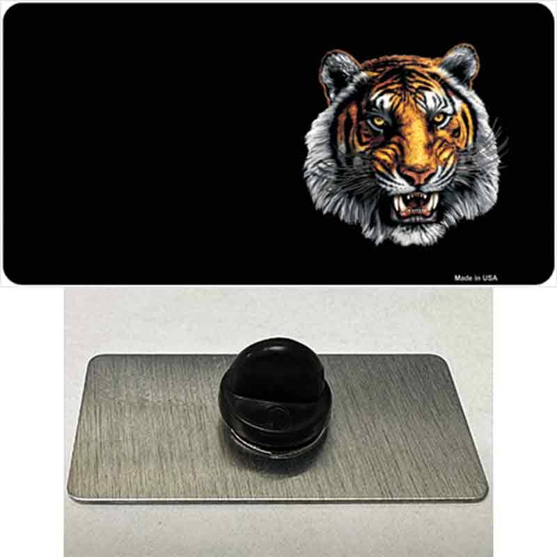 PIN-LP-3752 1.5 x 0.75 in. Tiger Offset Novelty Rectangle Metal Hat Pin