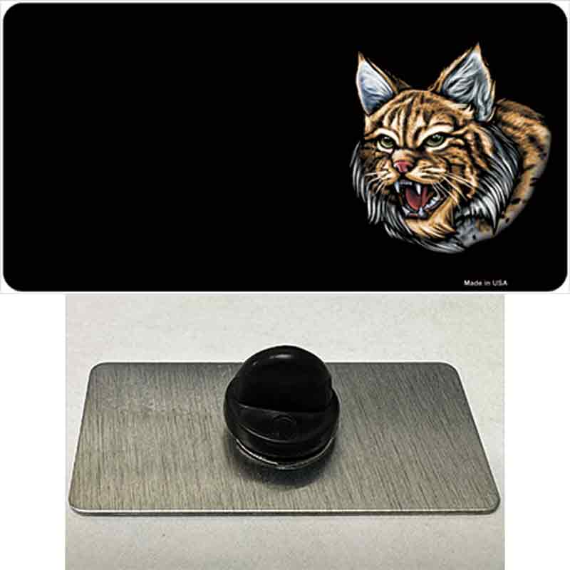 PIN-LP-3772 1.5 x 0.75 in. Bobcat Offset Novelty Rectangle Metal Hat Pin