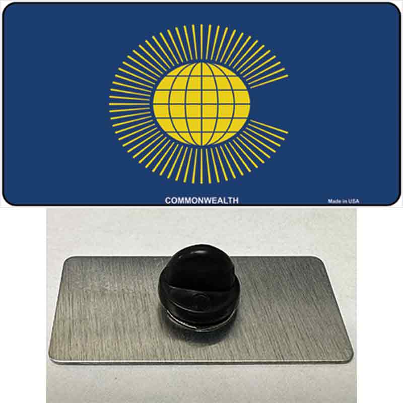 PIN-LP-3996 1.5 x 0.75 in. Commonwealth Flag Novelty Rectangle Metal Hat Pin