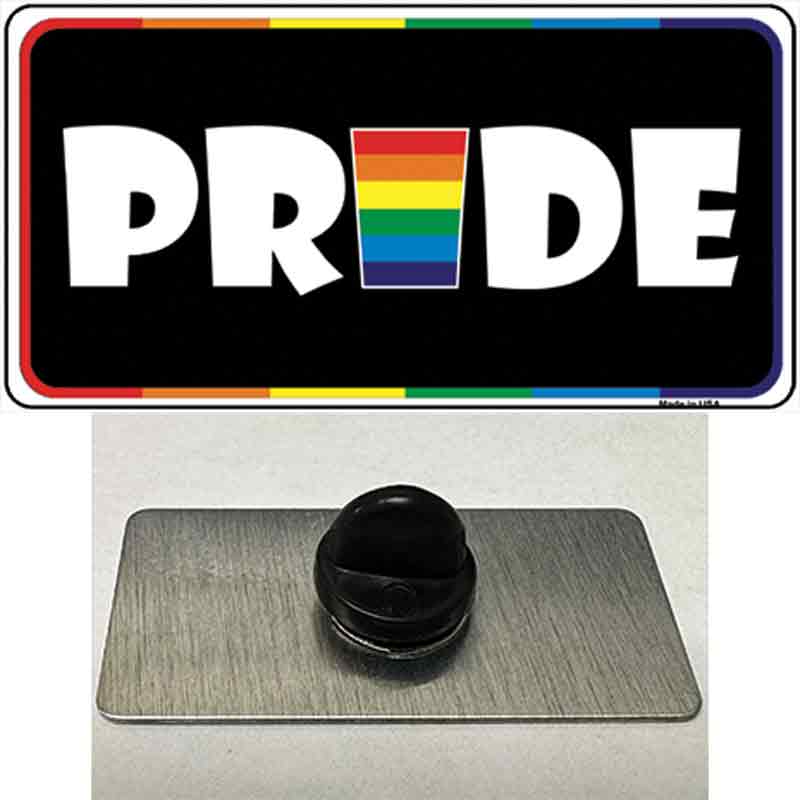 PIN-LP-4742 1.5 x 0.75 in. Pride Novelty Rectangle Metal Hat Pin
