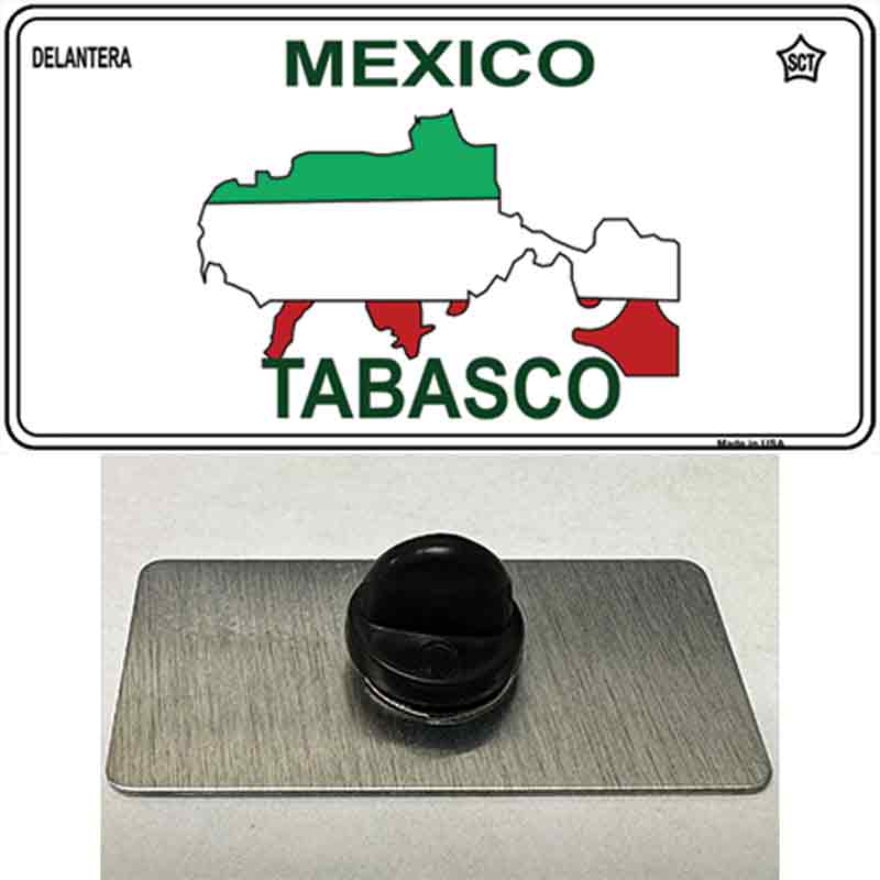 PIN-LP-4801 1.5 x 0.75 in. Tabasco Mexico Novelty Rectangle Metal Hat Pin