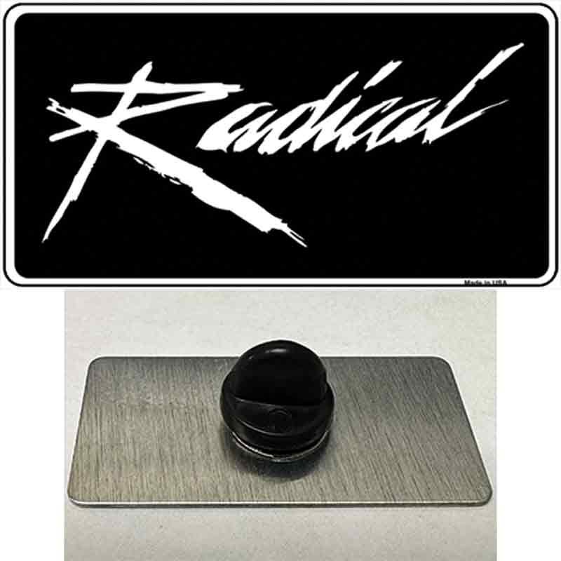 PIN-LP-1890 1.5 x 0.75 in. Radical Novelty Rectangle Metal Hat Pin