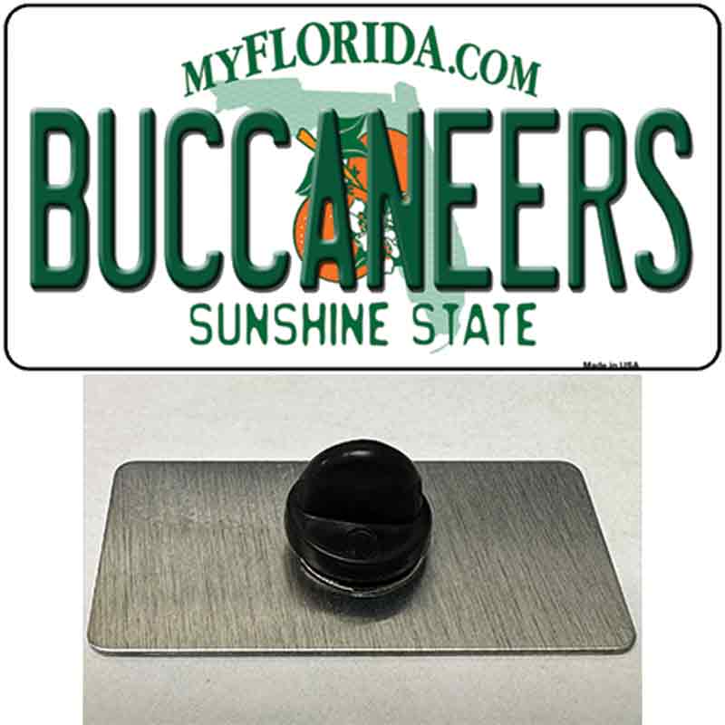 PIN-LP-2038 1.5 x 0.75 in. Buccaneers Florida State Novelty Rectangle Metal Hat Pin