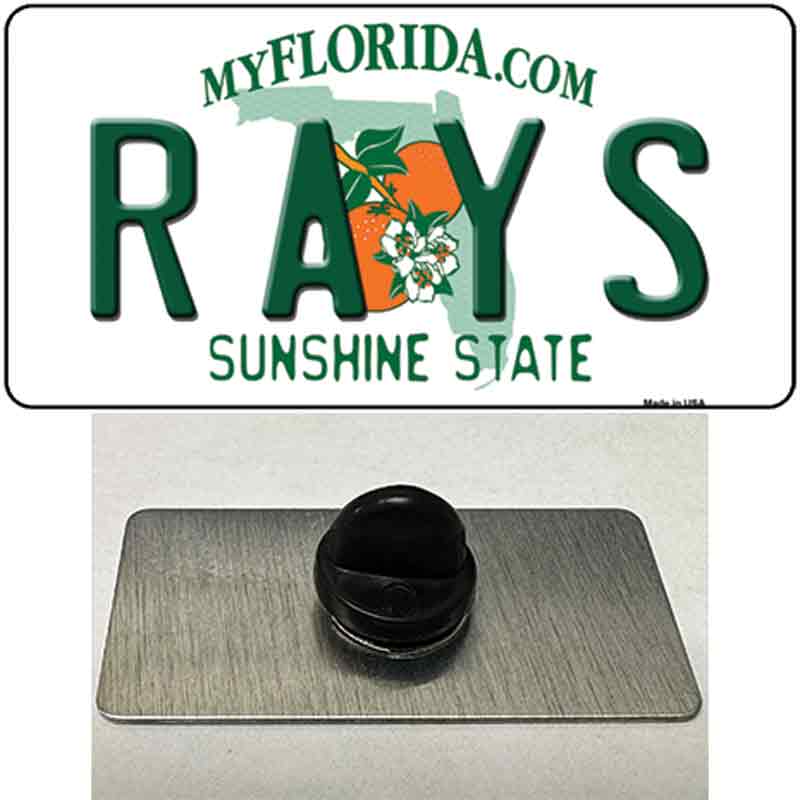 PIN-LP-2084 1.5 x 0.75 in. Rays Florida State Novelty Rectangle Metal Hat Pin