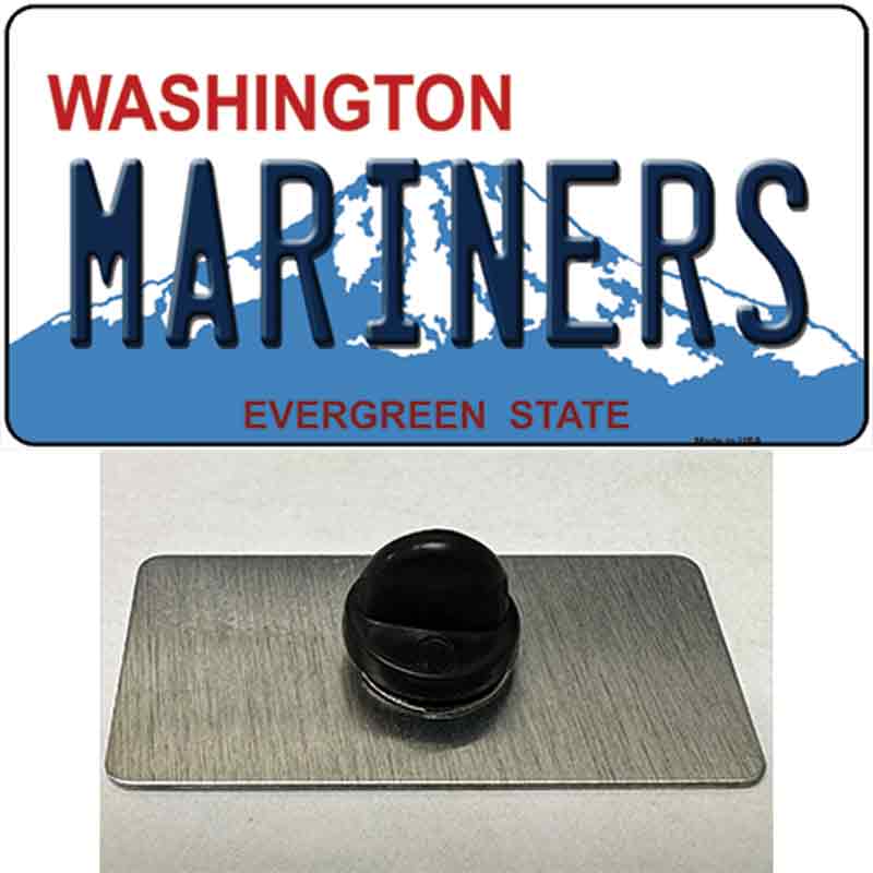 PIN-LP-2087 1.5 x 0.75 in. Mariners Washington State Novelty Rectangle Metal Hat Pin