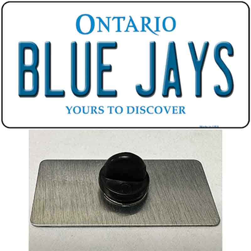 PIN-LP-2101 1.5 x 0.75 in. Blue Jays Toronto Canada Province Novelty Rectangle Metal Hat Pin