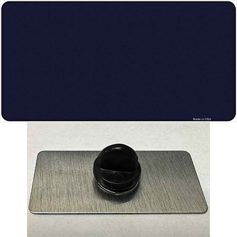 PIN-LP-2366 1.5 x 0.75 in. Navy Blue Solid Novelty Rectangle Metal Hat Pin