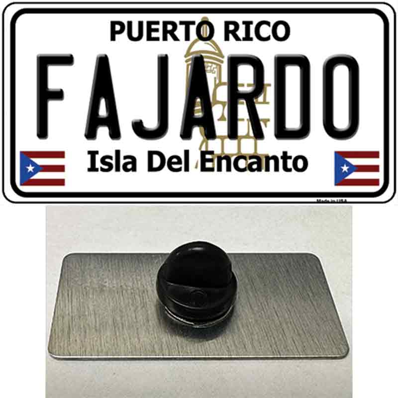 PIN-LP-2836 1.5 x 0.75 in. Fajardo Novelty Rectangle Metal Hat Pin