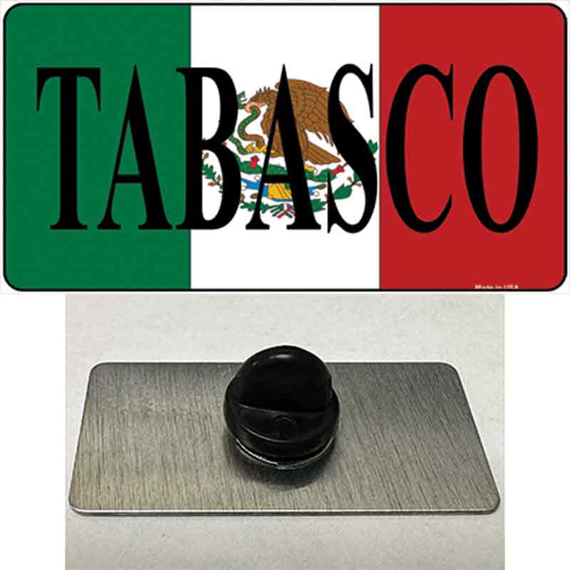 PIN-LP-3435 1.5 x 0.75 in. Tabasco Novelty Rectangle Metal Hat Pin