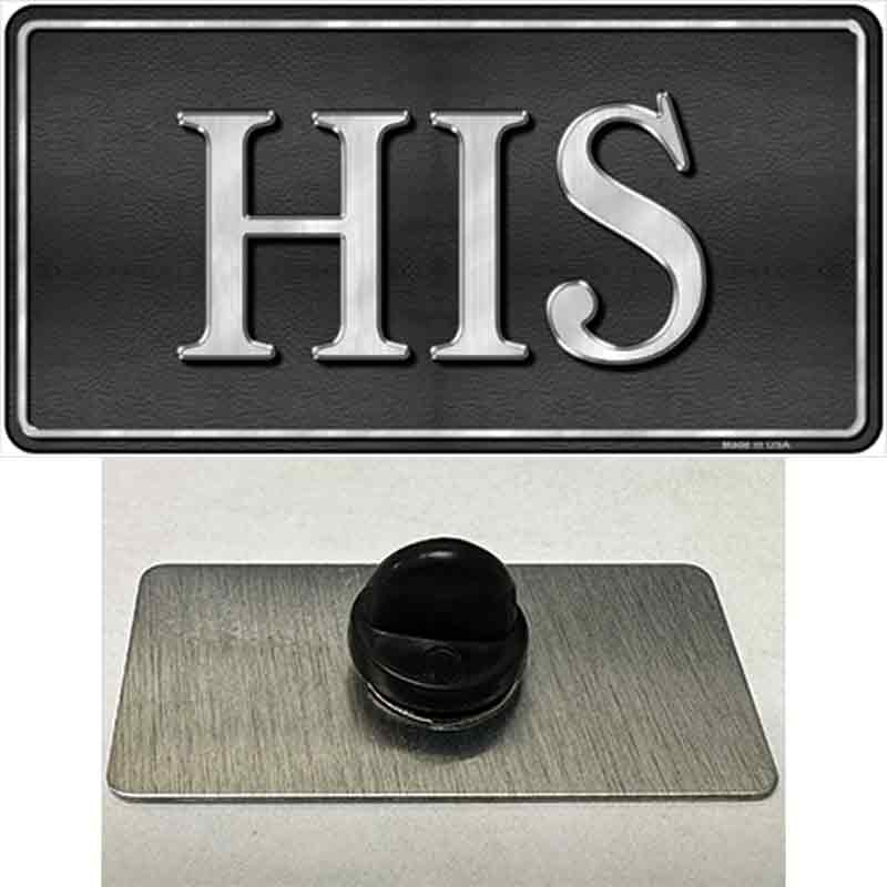 PIN-LP-344 1.5 x 0.75 in. HIS Novelty Rectangle Metal Hat Pin