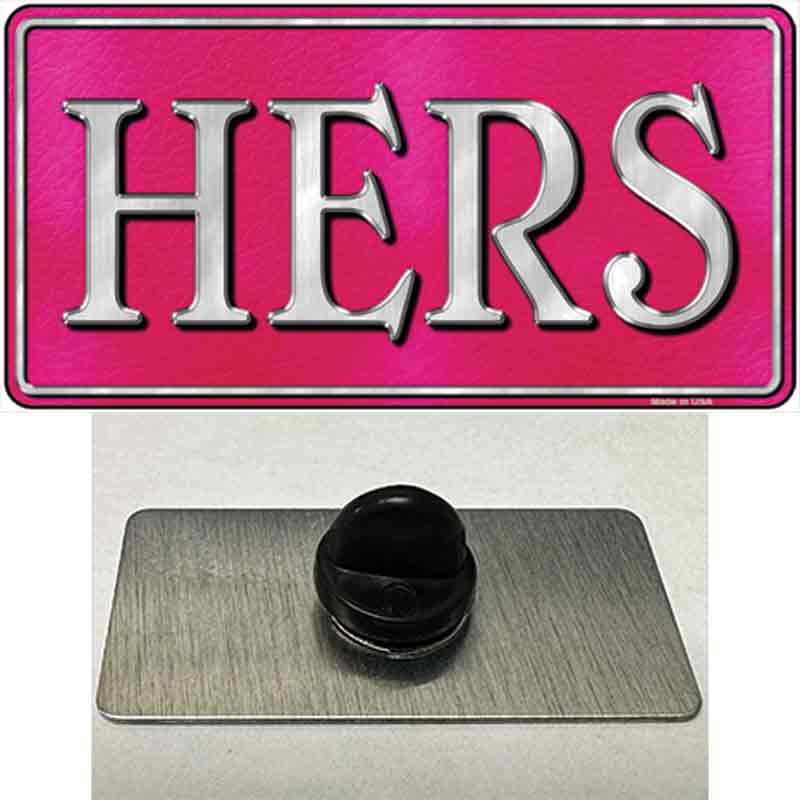 PIN-LP-345 1.5 x 0.75 in. HERS Novelty Rectangle Metal Hat Pin