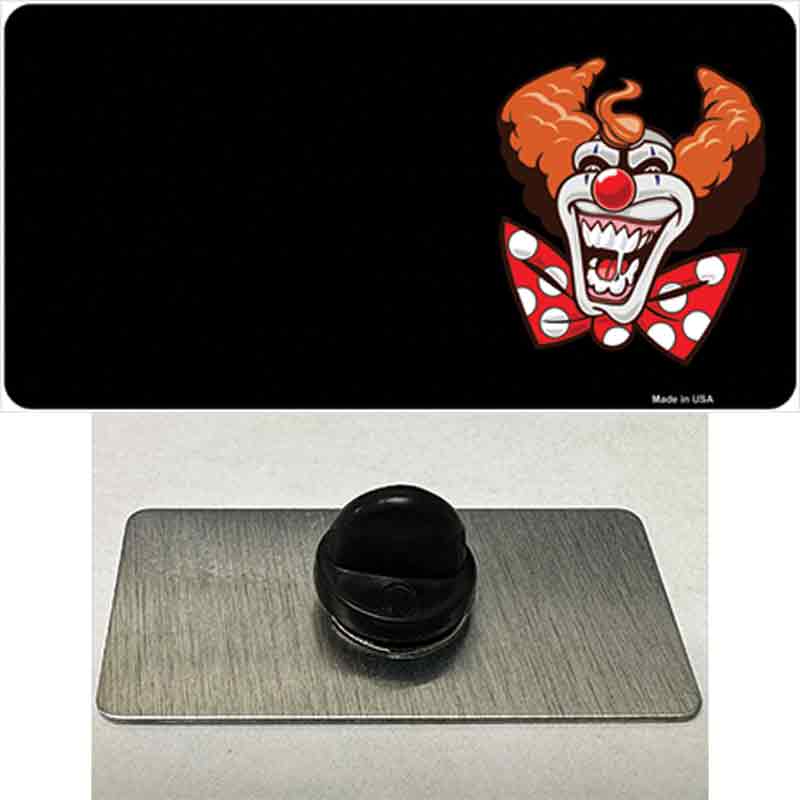 PIN-LP-3809 1.5 x 0.75 in. Clown Offset Novelty Rectangle Metal Hat Pin