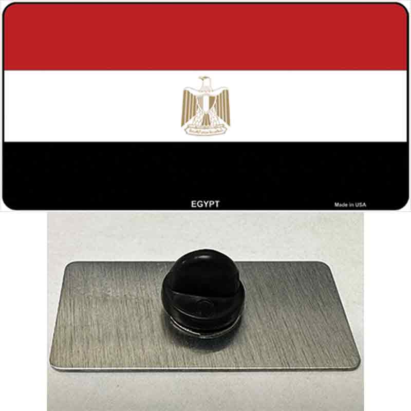 PIN-LP-4006 1.5 x 0.75 in. Egypt Flag Novelty Rectangle Metal Hat Pin