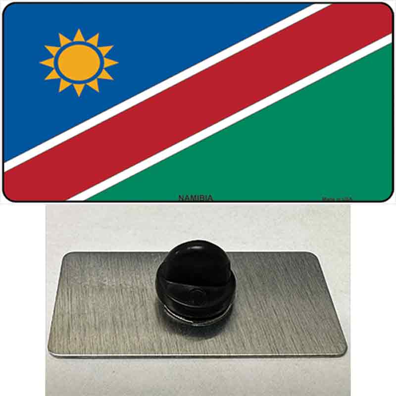PIN-LP-4104 1.5 x 0.75 in. Namibia Flag Novelty Rectangle Metal Hat Pin