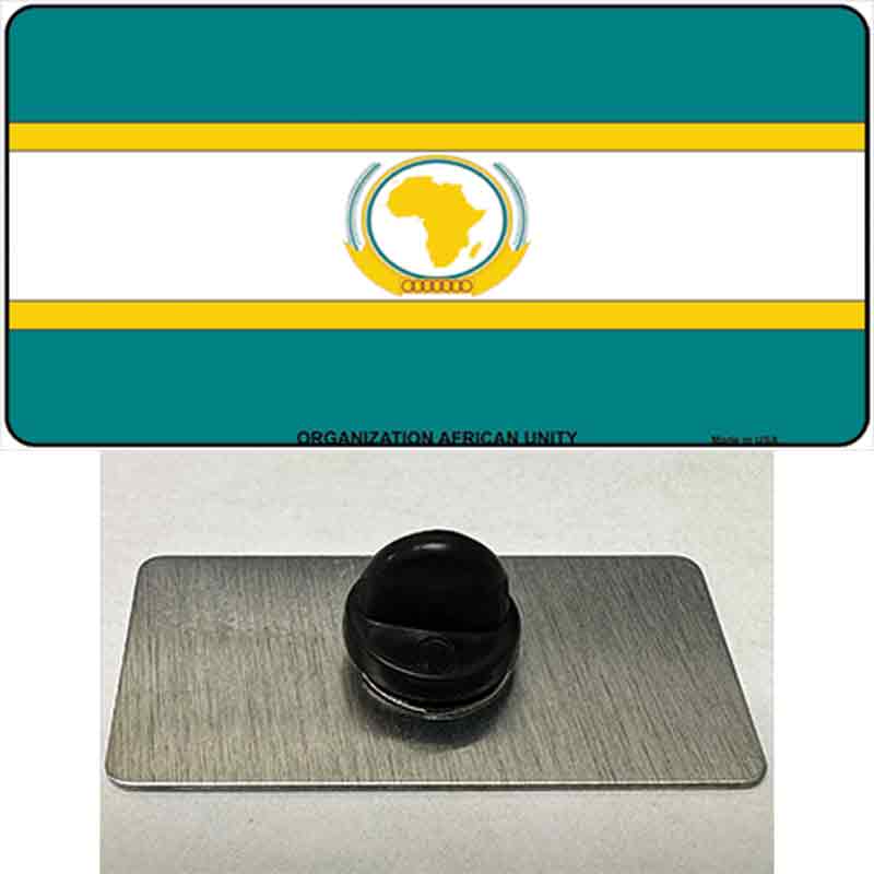 PIN-LP-4120 1.5 x 0.75 in. Organization African Unity Flag Novelty Rectangle Metal Hat Pin