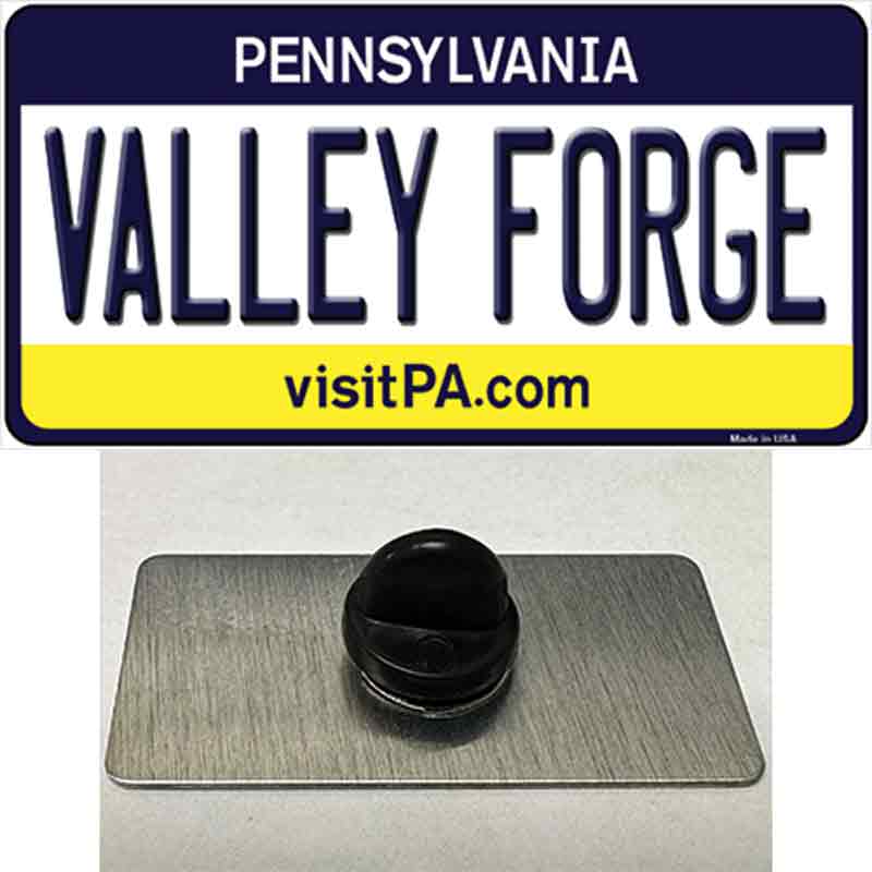 PIN-LP-6052 1.5 x 0.75 in. Valley Forge Pennsylvania State Novelty Rectangle Metal Hat Pin
