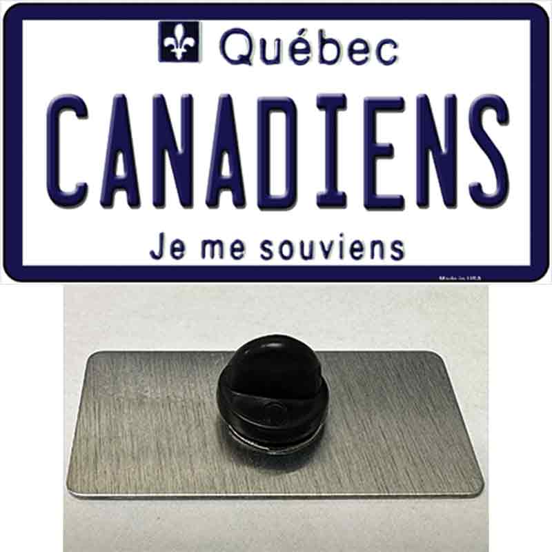 PIN-LP-2070 1.5 x 0.75 in. Canadiens Quebec Canada Province Novelty Rectangle Metal Hat Pin