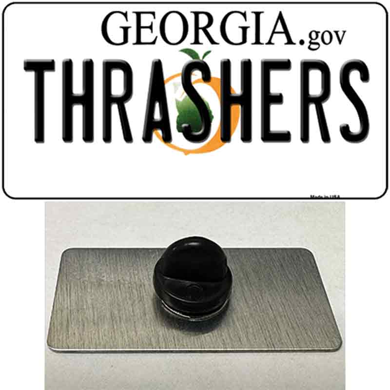 PIN-LP-2286 1.5 x 0.75 in. Thrashers Georgia State Novelty Rectangle Metal Hat Pin