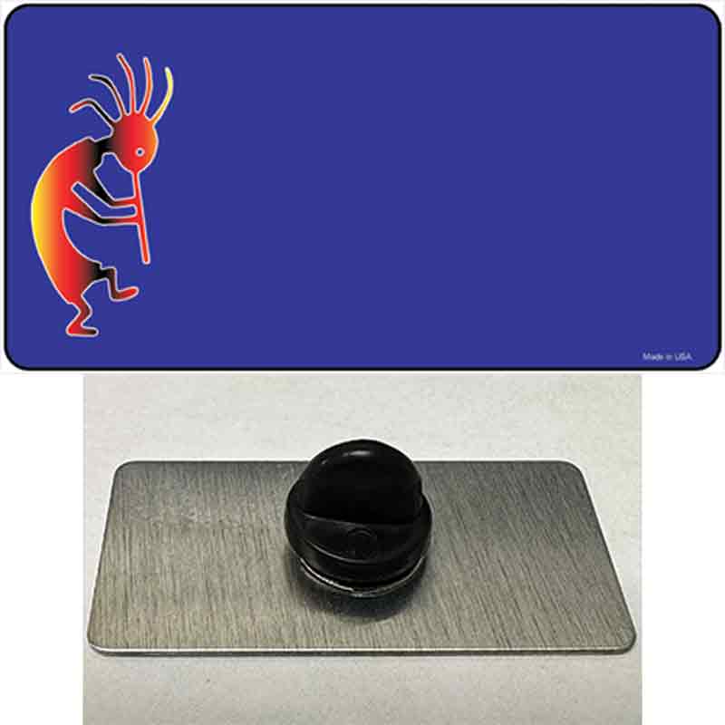PIN-LP-2396 1.5 x 0.75 in. Kokopeli Offset Novelty Rectangle Metal Hat Pin