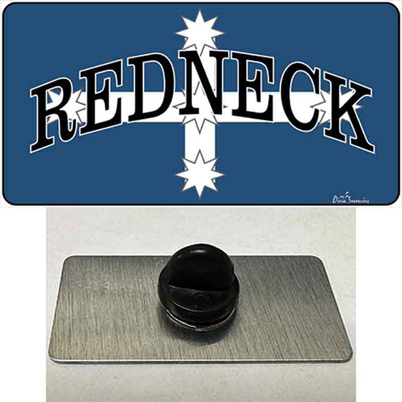 PIN-LP-2500 1.5 x 0.75 in. Redneck Eureka Novelty Rectangle Metal Hat Pin