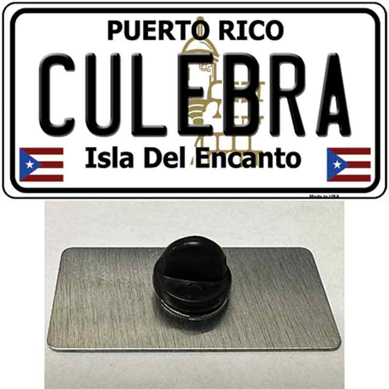 PIN-LP-2834 1.5 x 0.75 in. Culebra Novelty Rectangle Metal Hat Pin