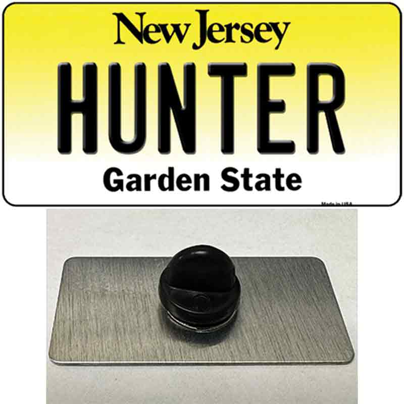 PIN-LP-10176 1.5 x 0.75 in. Hunter Jersey Novelty Rectangle Metal Hat Pin