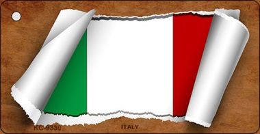 KC-9330 Italy Flag Scroll Novelty Key Chain