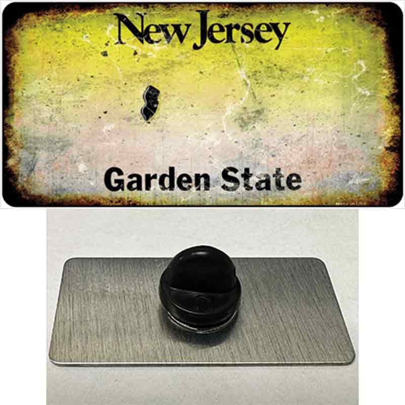 PIN-LP-8147 1.5 x 0.75 in. Jersey Rusty Blank Novelty Rectangle Metal Hat Pin
