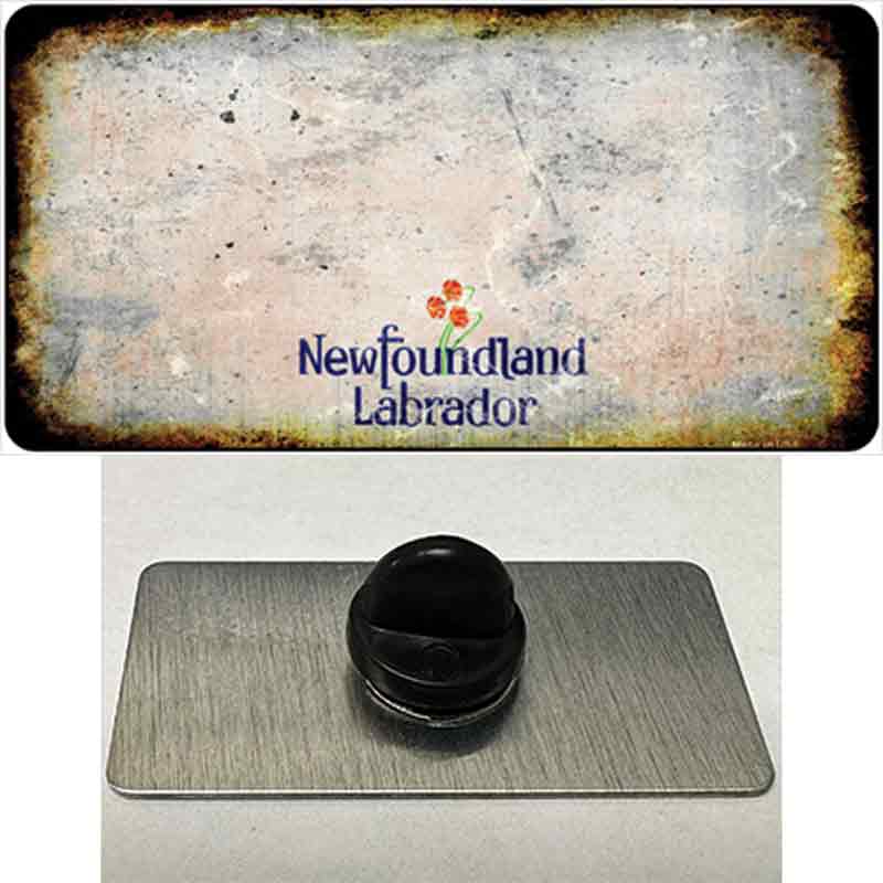 PIN-LP-8172 1.5 x 0.75 in. Foundland Rusty Blank Novelty Rectangle Metal Hat Pin