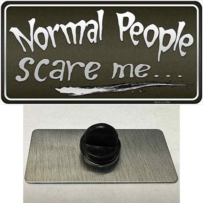 PIN-LP-8797 1.5 x 0.75 in. Normal People Novelty Rectangle Metal Hat Pin