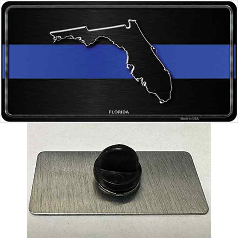 PIN-LP-8891 1.5 x 0.75 in. Florida Thin Blue Line Novelty Rectangle Metal Hat Pin