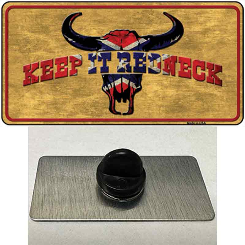 PIN-LP-7953 1.5 x 0.75 in. Keep It Redneck Novelty Rectangle Metal Hat Pin
