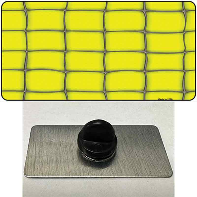 PIN-LP-5091 1.5 x 0.75 in. Web Yellow Novelty Rectangle Metal Hat Pin