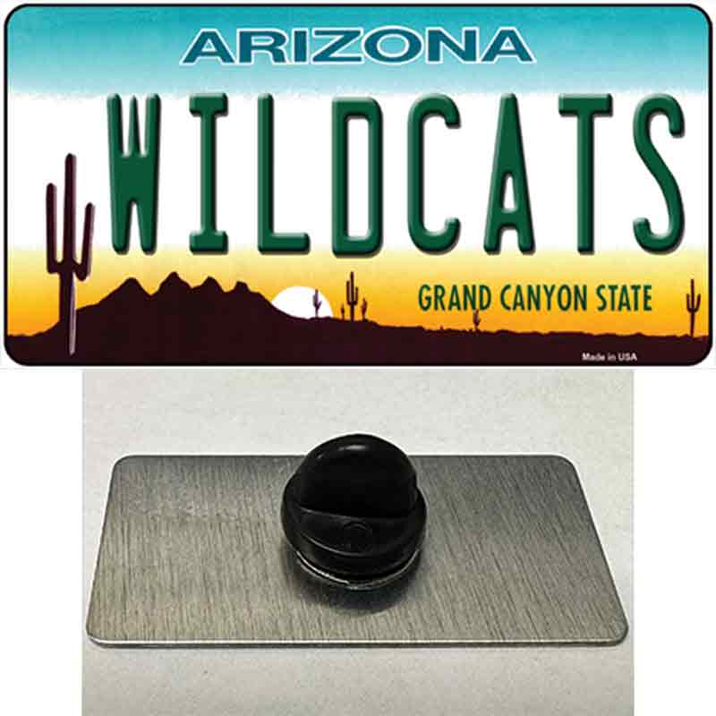 PIN-LP-6103 1.5 x 0.75 in. Wildcats Arizona Novelty Rectangle Metal Hat Pin -  Smart Blonde