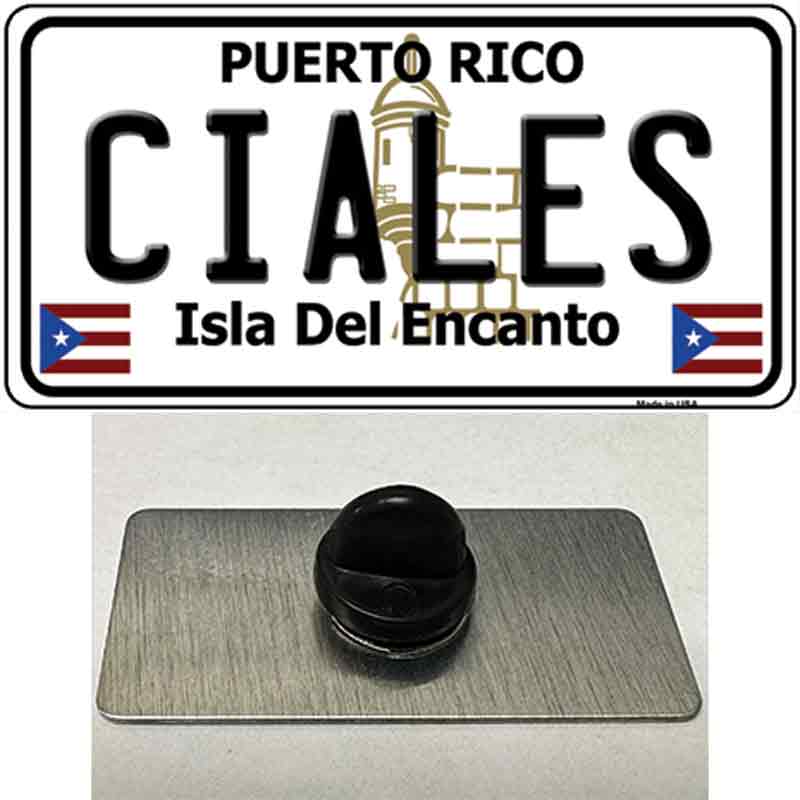 PIN-LP-2829 1.5 x 0.75 in. Ciales Novelty Rectangle Metal Hat Pin