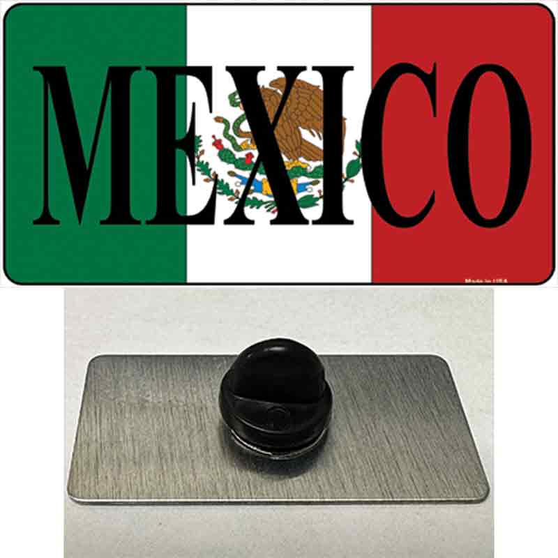 PIN-LP-3428 1.5 x 0.75 in. Mexico Novelty Rectangle Metal Hat Pin