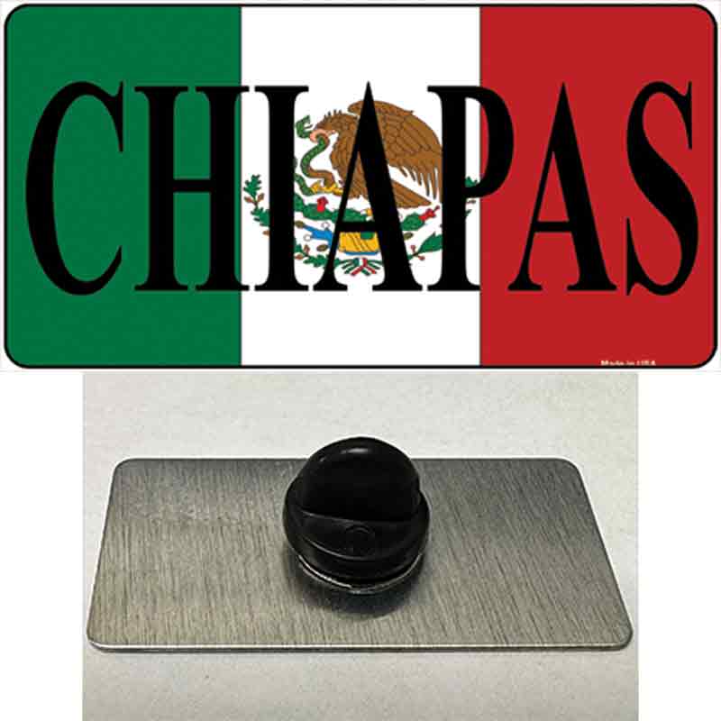 PIN-LP-3430 1.5 x 0.75 in. Chiapas Novelty Rectangle Metal Hat Pin