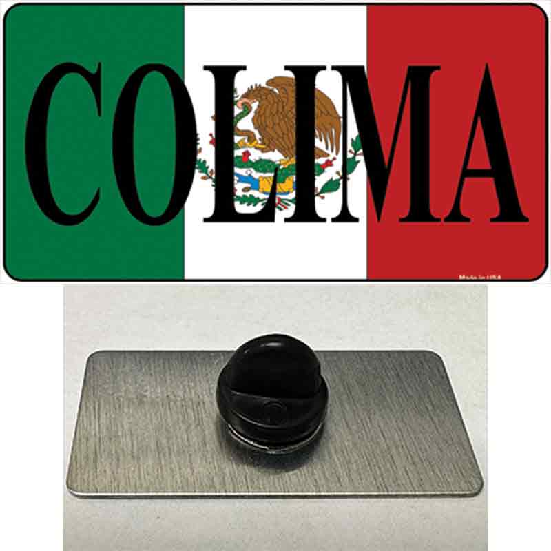 PIN-LP-3441 1.5 x 0.75 in. Colima Novelty Rectangle Metal Hat Pin