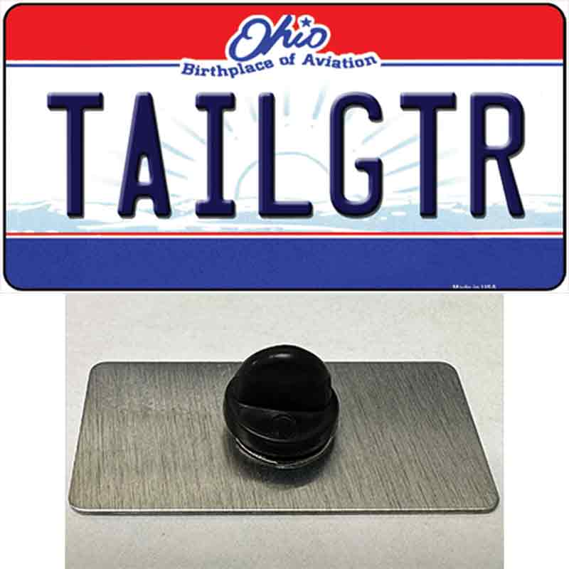 PIN-LP-3686 1.5 x 0.75 in. Tailgtr Ohio State Novelty Rectangle Metal Hat Pin