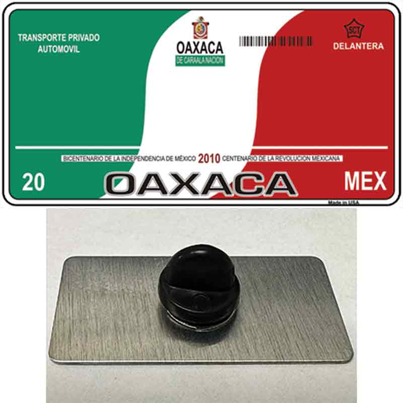 PIN-LP-4792 1.5 x 0.75 in. Oaxaca Mexico Novelty Rectangle Metal Hat Pin