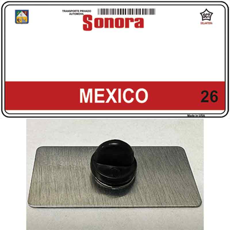 PIN-LP-4802 1.5 x 0.75 in. Sonora Mexico Novelty Rectangle Metal Hat Pin
