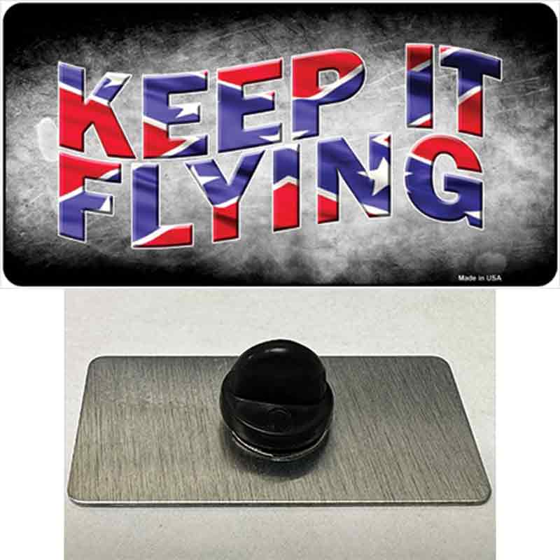 PIN-LP-8000 1.5 x 0.75 in. Keep It Flying Novelty Rectangle Metal Hat Pin