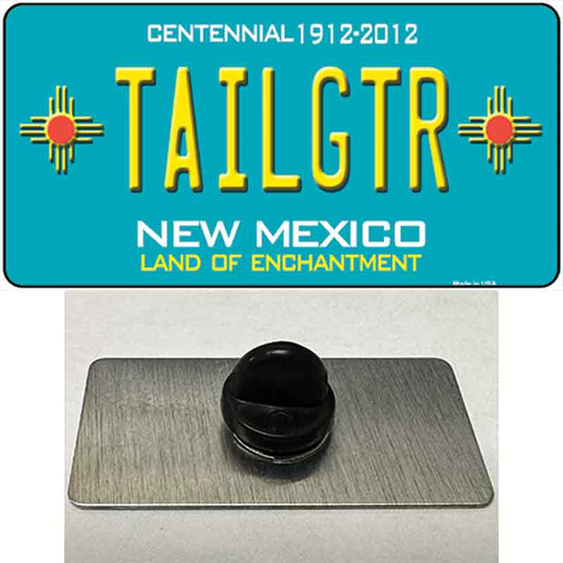 PIN-LP-6665 1.5 x 0.75 in. Tailgtr Mexico Novelty Rectangle Metal Hat Pin