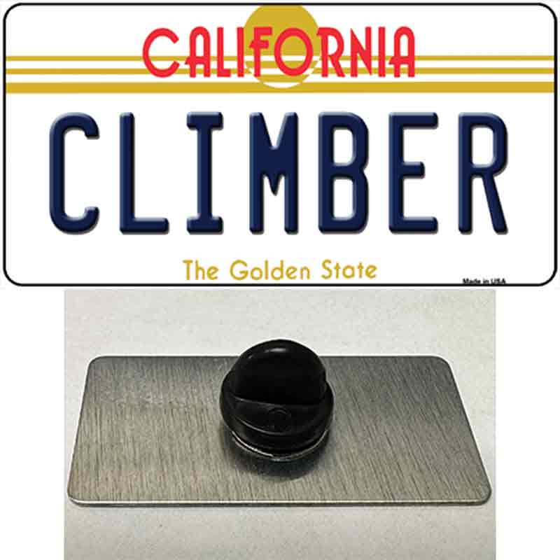 PIN-LP-6850 1.5 x 0.75 in. Climber California Novelty Rectangle Metal Hat Pin
