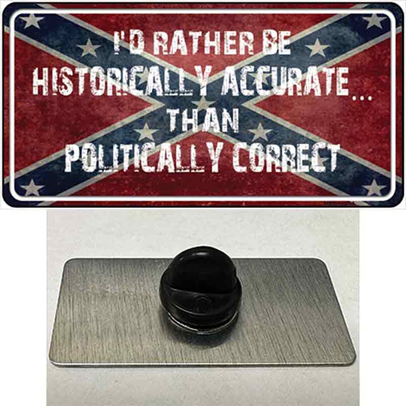 PIN-LP-7957 1.5 x 0.75 in. Historically Accurate Novelty Rectangle Metal Hat Pin