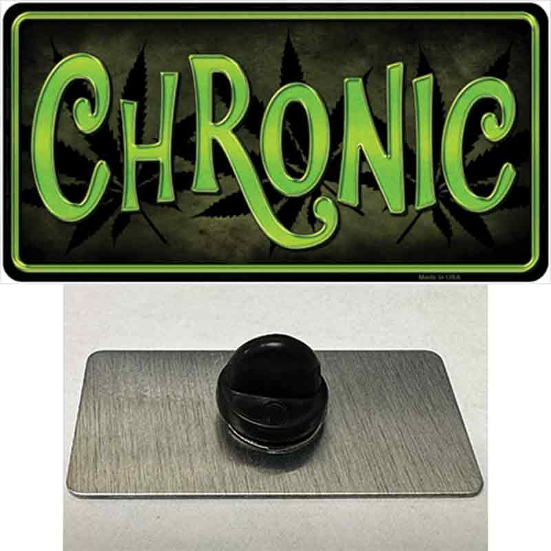 PIN-LP-8759 1.5 x 0.75 in. Chronic Novelty Rectangle Metal Hat Pin