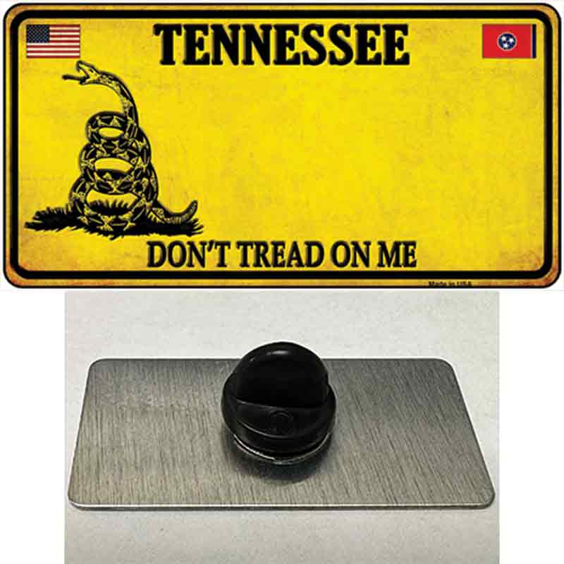 PIN-LP-8874 1.5 x 0.75 in. Tennessee Dont Tread On Me Novelty Rectangle Metal Hat Pin