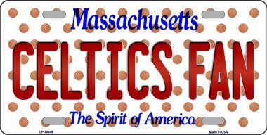 LP-10849 Celtics Fan Massachusetts Novelty Metal License Plate